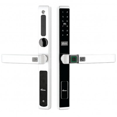 Khóa cửa nhôm Demax EL688 WH