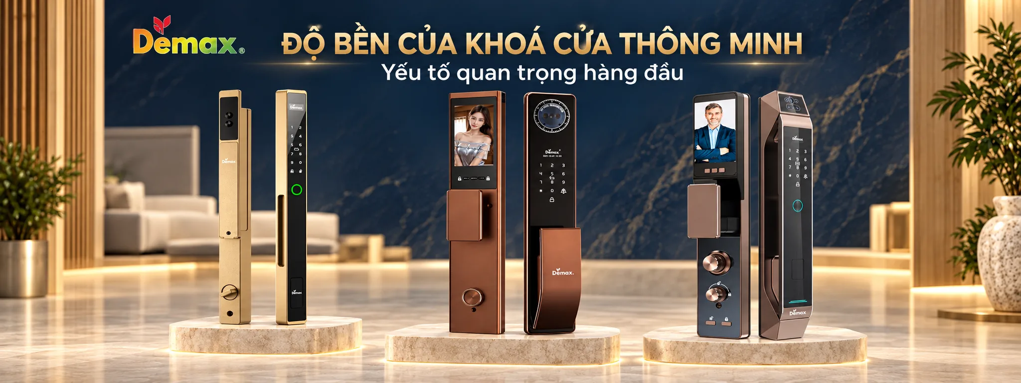 DEMAX — Khóa thông minh cho không gian sống hiện đại
