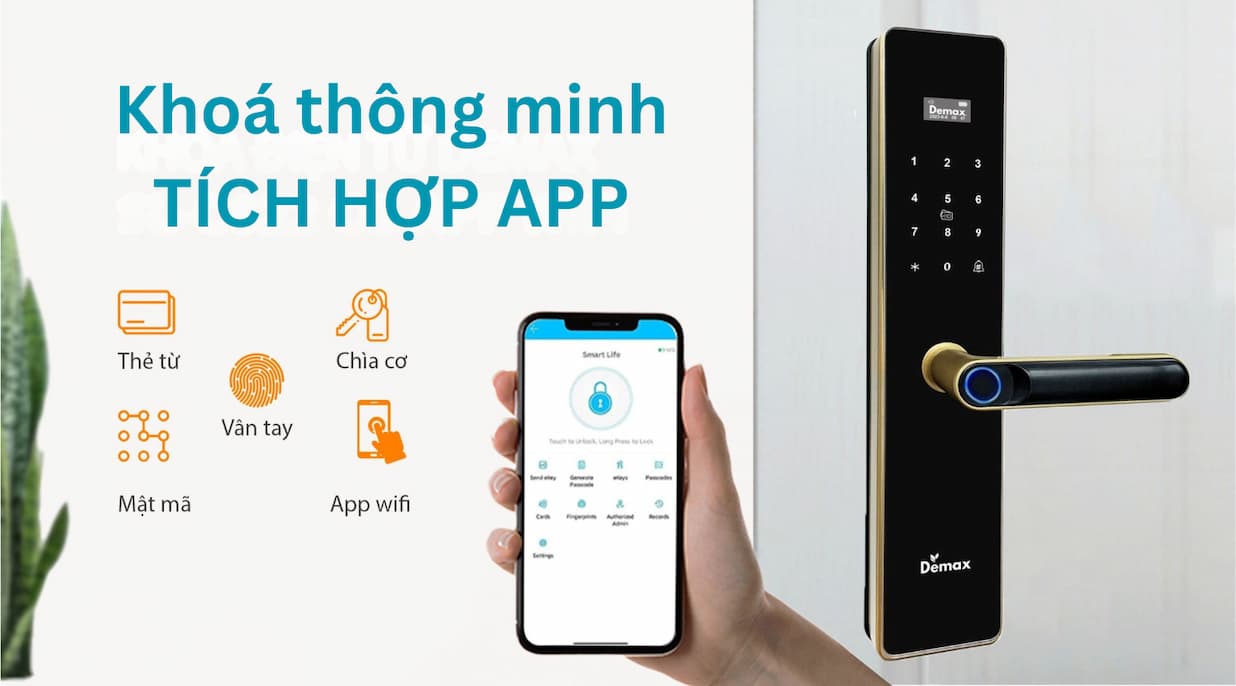 Khoá thông minh tích hợp App