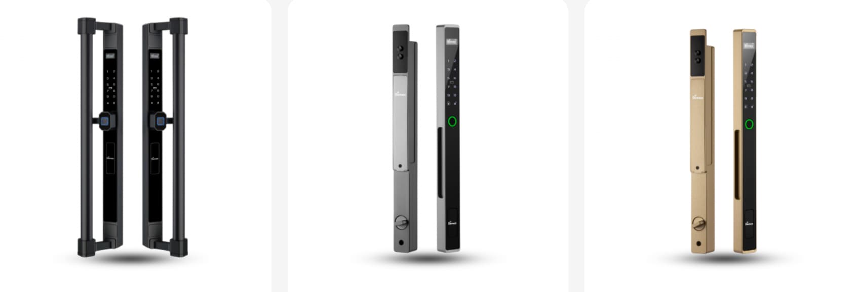 Khoá vân tay cửa nhôm