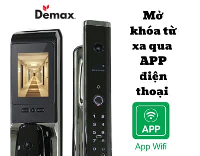 Mở khoá cửa từ xa qua App