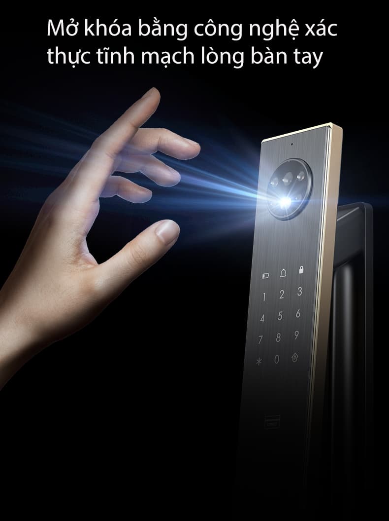 Mở khoá bằng nhận diện tĩnh mạch lòng bàn tay