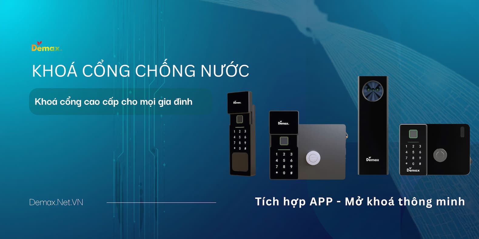 Khoá cổng chống nước
