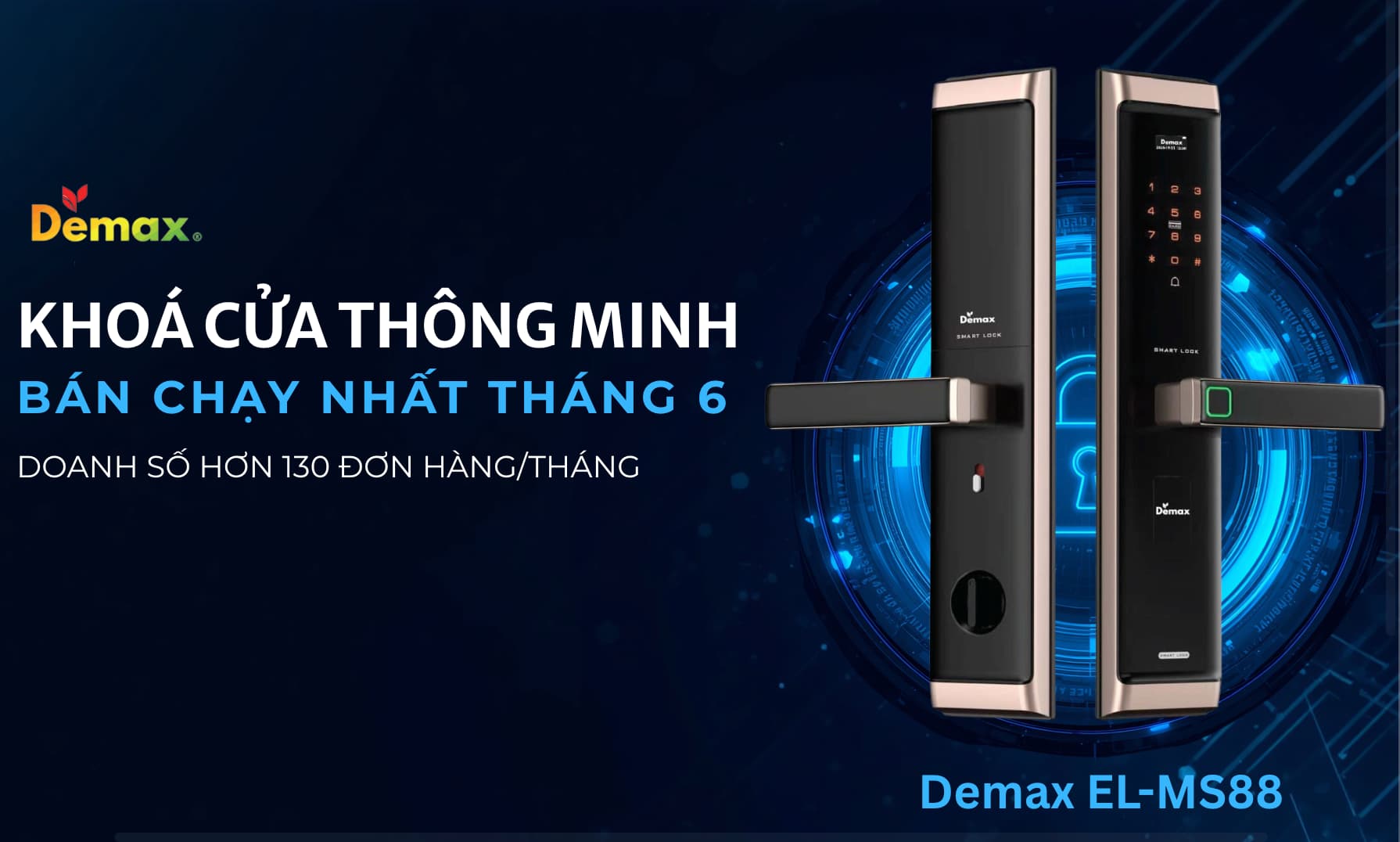 Khoá cửa thông minh bán chạy tháng 6