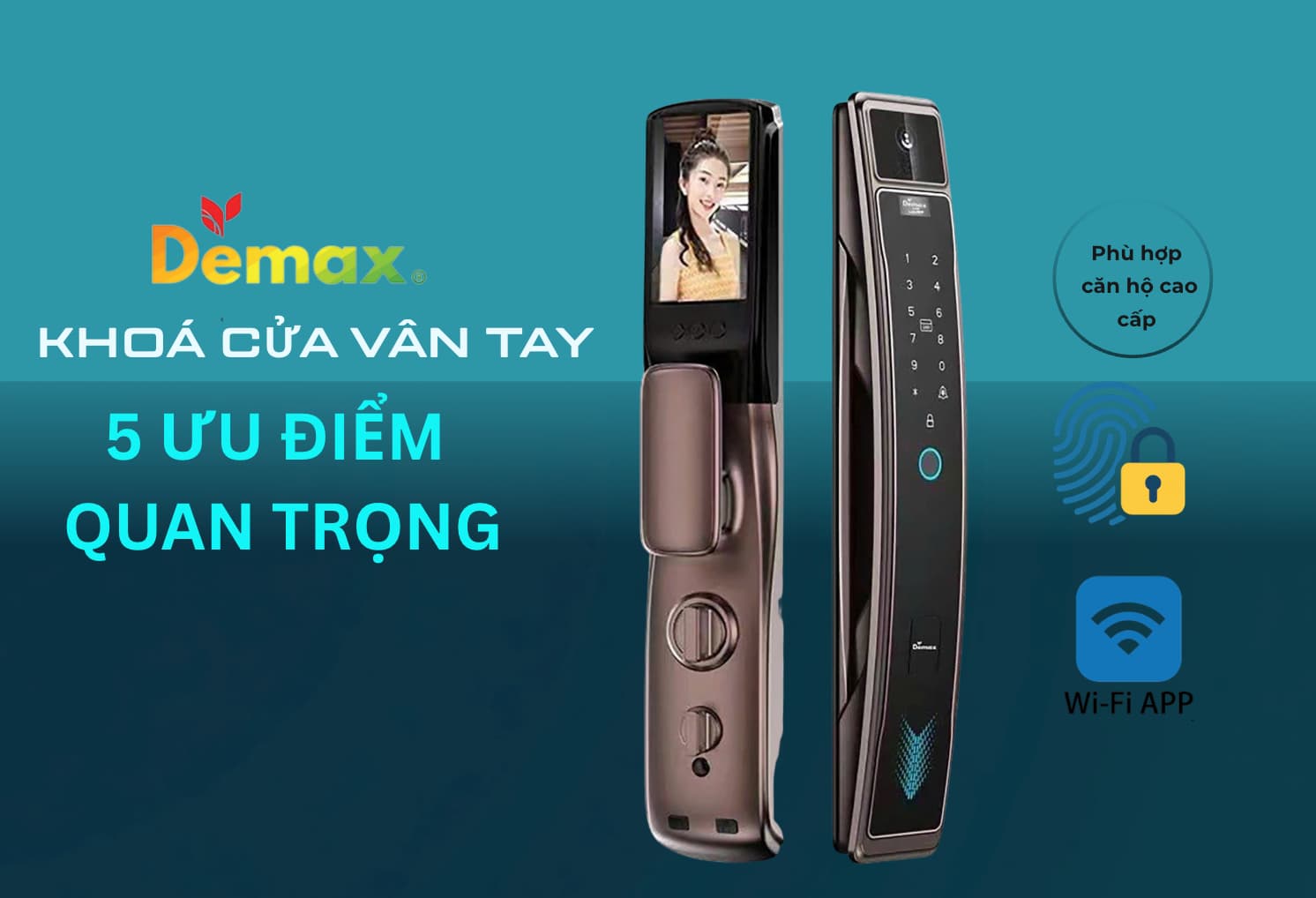 Khoá cửa vân tay cao cấp
