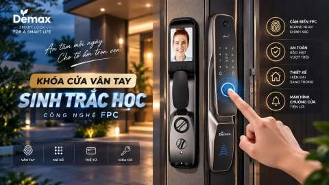 Khi nào cần trang bị khóa cửa vân tay sinh trắc học?