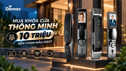 Mua khóa cửa thông minh 10 triệu – Nên chọn mẫu khóa nào?