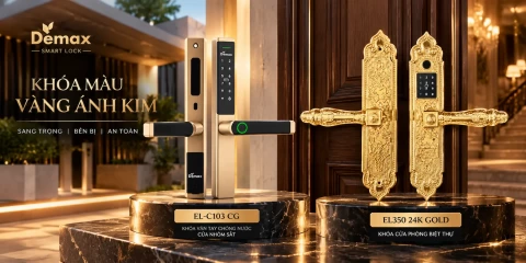 Đánh giá chi tiết các mẫu khóa màu vàng ánh kim được nhiều khách hàng lựa chọn