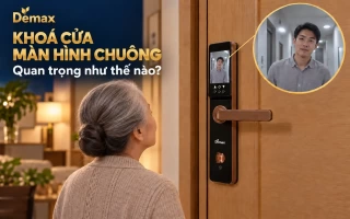 Khoá cửa màn hình chuông quan trọng như thế nào khi nhà có trẻ nhỏ và người già
