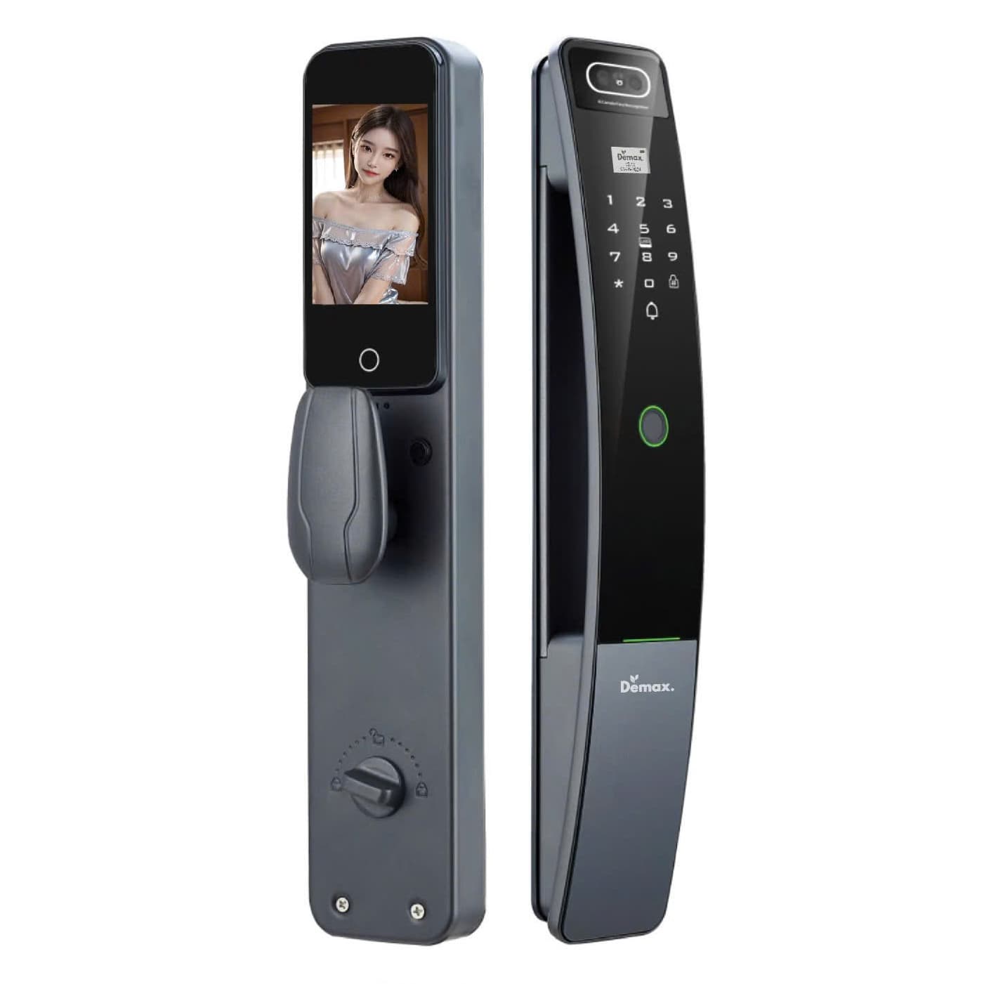 Khóa điện tử nhận diện khuôn mặt Demax EL910 GS FACE ID VIDEO CALL REMOTE APP WIFI