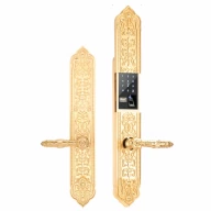 Khóa đại sảnh biệt thự cao cấp SL8882 24K BRASS